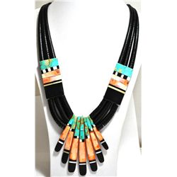 Santo Domingo Multi-Stone Necklace - Delbert & Torevia Crespin