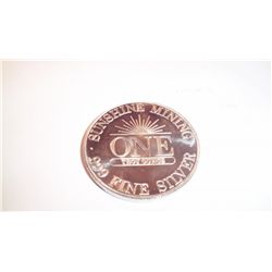 .999 PURE SILVER ONE TROY OZ ROUND EAGLE