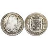 Image 1 : Peru. Spanish Rule. Charles IV. AR 2 Reales 1794 IJ. Fine+