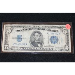 1934-C US Silver Certificate $5, Blue Seal
