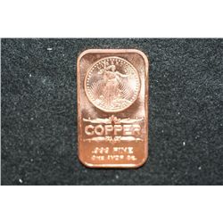 2012 Copper Ingot, .999 Fine 1 Oz.