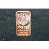 Image 1 : 2012 Copper Ingot, .999 Fine 1 Oz.