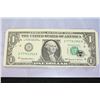 Image 1 : 1999 US Federal Reserve Note $1, Cleveland OH Reserve, "Lucky 7 Note"