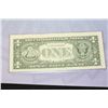 Image 2 : 1999 US Federal Reserve Note $1, Cleveland OH Reserve, "Lucky 7 Note"