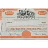 Image 1 : Howard Johnson Co. Stock Certificate dated 1972