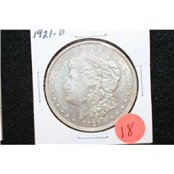 1921-D Silver Morgan $1