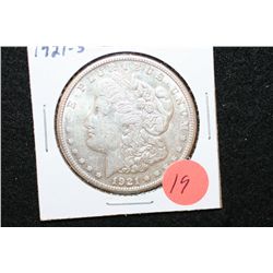1921-S Silver Morgan $1