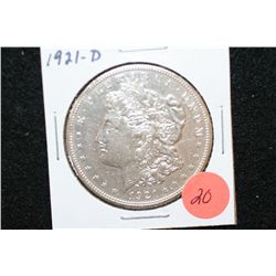 1921-D Silver Morgan $1