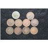 Image 1 : Indian Head Penny, various dates & conditions, lot of 10