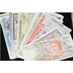 Foreign Bank Note, various dates, conditions & denominations, lot of 25