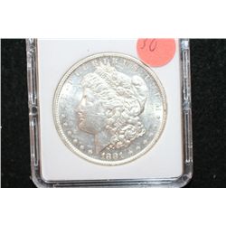 1881-S Silver Morgan $1, MCPCG Graded MS63