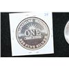 Image 2 : 1992 Sunshine Silver Mining Silver Round, .999 Fine 1 Oz.