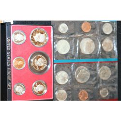 1979-S US Mint Proof Set & 1979 US Mint Coin Set, P&D Mints, UNC
