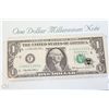 Image 1 : 1999 US Federal Reserve Note $1, Atlanta GA Reserve, Millennium Note