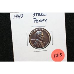 1943 Steel Wheatback Penny