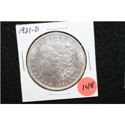 1921-D Silver Morgan $1
