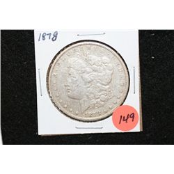 1878 Silver Morgan $1