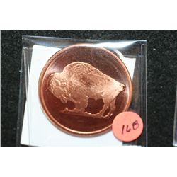 2011 Buffalo Copper Round, .999 Fine 1 Oz.