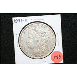 1891-O Silver Morgan $1