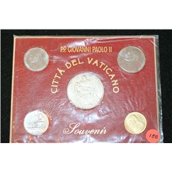 Citta Del Vaticano Souvenir Coin Set, P.P. Giovanni Paolo II