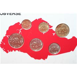 1989 Singapore Foreign Coin Set, UNC