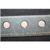 Image 1 : Buffalo Nickel, lot of 3, In A Display Case
