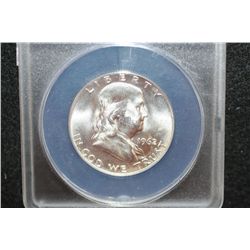 1962-D Ben Franklin Half Dollar, ANACS Graded MS64