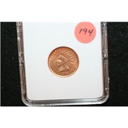 1909 Indian Head Penny, MCPCG Graded MS63 RB