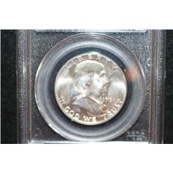 1961-D Ben Franklin Half Dollar, PCGS Graded MS64