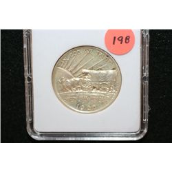 1926 Oregon Trail Commerative Half Dollar, MCPCG Graded MS61