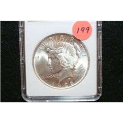 1922 Peace $1, MCPCG Graded MS64