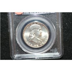 1957 Ben Franklin Half Dollar, PCGS Graded MS63 FBL