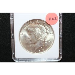 1922 Peace $1, MCPCG Graded MS64