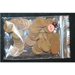 Wheat Back Penny, various dates & conditions, lot of 50