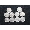 Image 1 : Buffalo Nickel, various dates & conditions, lot of 10