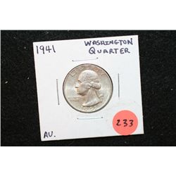 1941 Washington Quarter, AU