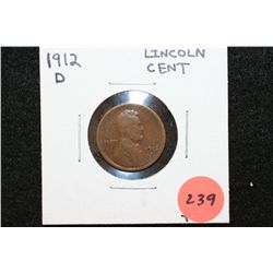 1912-D Wheat Back Penny