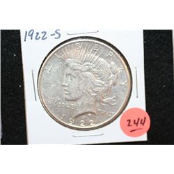 1922-S Peace $1