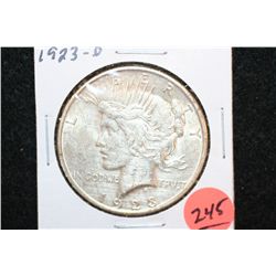 1923-D Peace $1