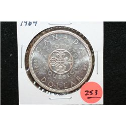 1964 Canada $1 Foreign Coin; Charlottetown Quebec