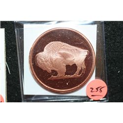 2011 Buffalo Copper Round, .999 Fine 1 Oz.