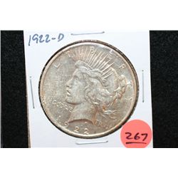 1922-D Peace $1