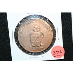 1986 Malaysia PATA 35th Annual Conference $1 Medallion