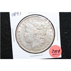 1891 Silver Morgan $1