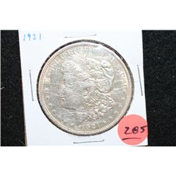 1921 Silver Morgan $1