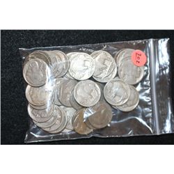 Buffalo Nickel, various dates & conditions, lot of 40