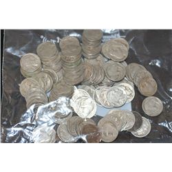 Buffalo Nickel, various dates & conditions, lot of 100