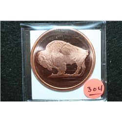 2011 Buffalo Copper Round, .999 Fine 1 Oz.