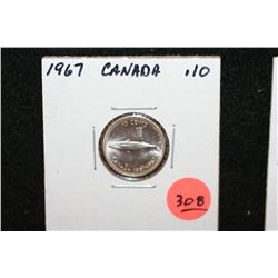 1967 Canada Ten Cent