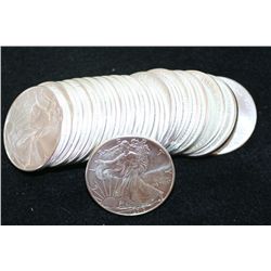 2010 Silver Eagle $1, Roll, lot of 20